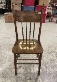 Pressed Design Back Chair