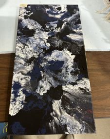 Drip Abstract Painting on Canvas