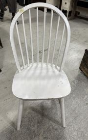 White Painted Windsor Style Chair