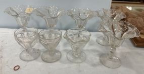 Group of Glass Sundae Glasses