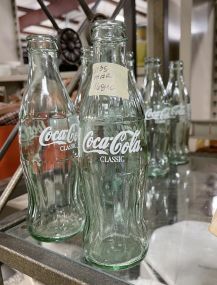 Collection Coca Cola Glass Bottles