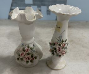 Lefton Porcelain Vases