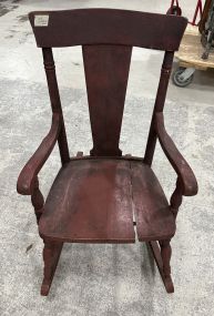 T Back Wood Child's Chair row 4