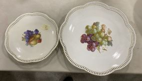 Two Eapnila Germany Porcelain Plates