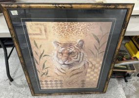 Framed Tiger Print