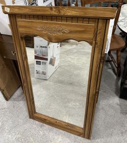 Modern Pine Dresser Mirror