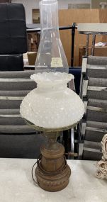 Hobnail Shade Lamp