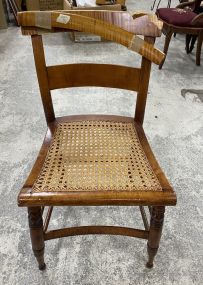 Antique Caned Seat Side Chair
