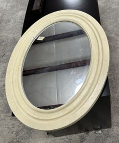 Painted Oval Wall Mirror