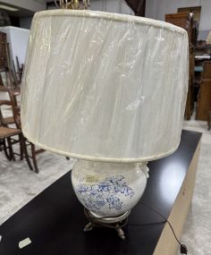 Antique Porcelain Pitcher Lamp