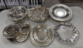 Group of Silver Plate Serving Pieces