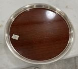 Silver Plate Round Serving Tray