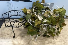 Three Wire Metal Planter Stand