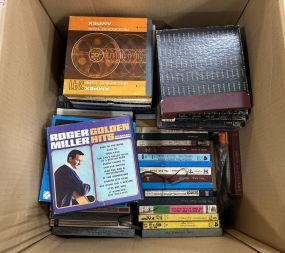 Box Lot of Recording Tapes of Music