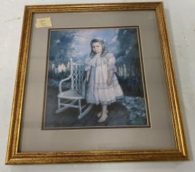 Whitfield  Print of Little Girl