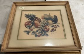 RF Harnett Still Life Fruit Print