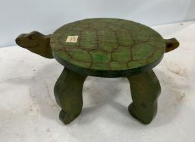 Hand Crafted Wood Turtle Table