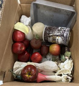 Box Lot of Decorative Items