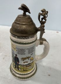 German Porcelain Beer Stein