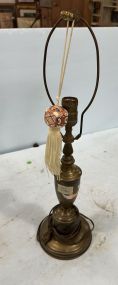 Small Brass Vase Lamp