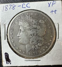 1878-CC XF Carson City Morgan Silver Dollar