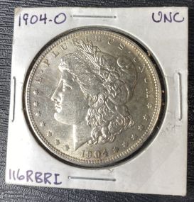 1904-O UNC Morgan Silver Dollar
