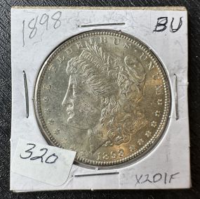 1898 BU Morgan Silver Dollar
