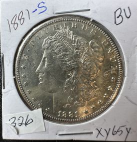1881-S BU Morgan Silver Dollar