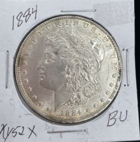 1884 BU Morgan Silver Dollar