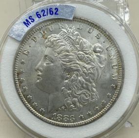1883-O Morgan Silver Dollar Ungraded MS62