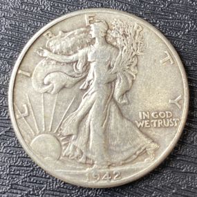 1942 Walking Liberty Silver Half Dollar