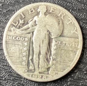 1928 Silver Liberty Half Dollar