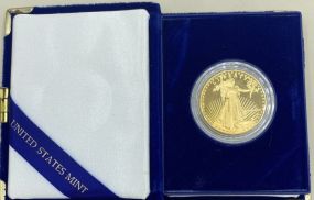West Point Proof 1 Troy oz.Fine Gold American Eagle