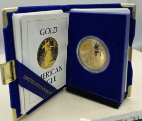 1986-W Proof 1 Troy oz. Fine Gold American Eagle