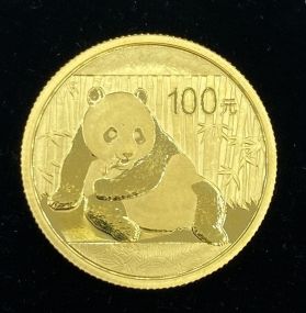 2015 1/4 Troy oz. Panda .999 Fine Gold Coin