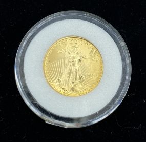 1/10th oz. Liberty Eagle $5 Dollar Gold Coin