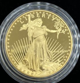 1987-W Proof 1 Troy oz. Fine Gold American Eagle
