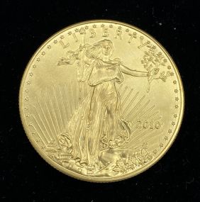 2010 Fine Gold American Eagle 1 oz. Coin