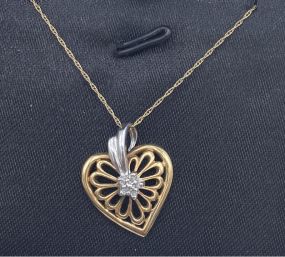 10k Gold Diamond Accented 20