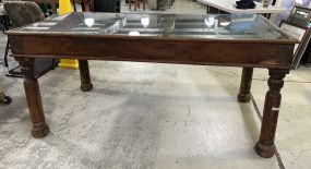 Anglo Indian Style Rosewood Dining Table