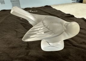 Lalique Crystal Sparrow