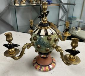 MacKenzie Childs Grandelabra Candelabra