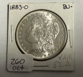 1883-O Morgan Silver Dollar Bu