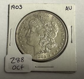 1903 Morgan Silver Dollar AU