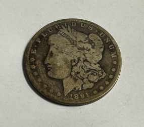 1891-O Morgan Silver Dollar