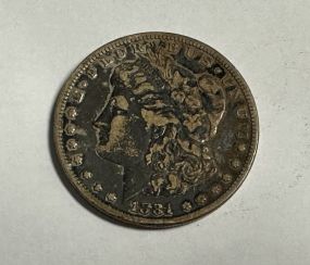 1881-S Morgan Silver Dollar