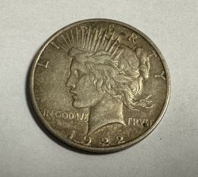 1922-D Peace Liberty Dollar