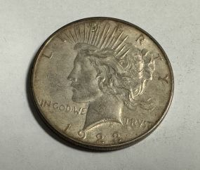 1922-D Peace Liberty Dollar