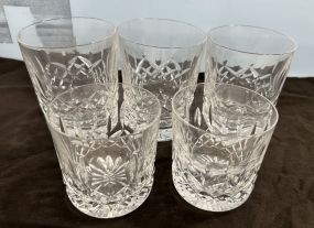 5 Waterford Crystal Highball Glasses