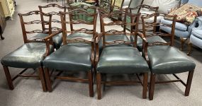 8 Mahogany Chippendale Dining Chairs